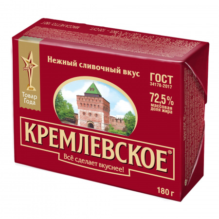 Спред Кремлевское растительно-жировой 72,5% фольга 180г
