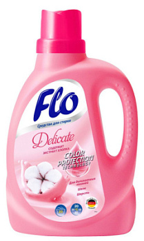 Гель для стирки Фло 1л для Деликатных тканей