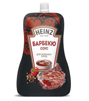 Соус томатный Хайнц Барбекю 200г д/пак