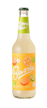 Напиток б/а газ Волчок Цитрус Микс 0,45л ст/б