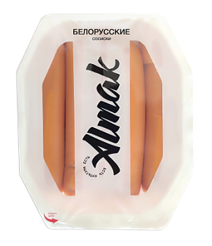 Сосиски Белорусские Альмак 330г