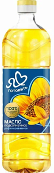 Масло подсолнечное ЯЛГ рафинированное 1л