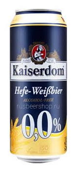 Пиво светлое б/а н/ф Кайзердом Хефе-Вайсбир 0,5л ж/б