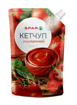 Кетчуп SPAR Томатный 550г д/п