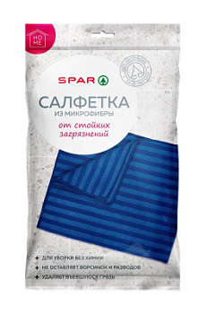 Салфетка из микрофибры SPAR от Стойк загр 50х60см 1шт