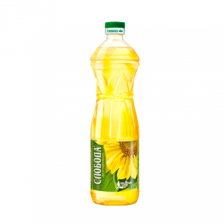 Масло подсолнечное Слобода рафинированное 0,8л