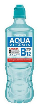 Напиток Your Water Аква Витамин Клюква 0,75л пл/б