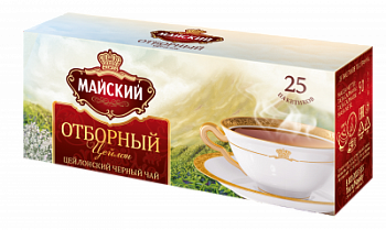 Чай Майский Отборный черный 25пак