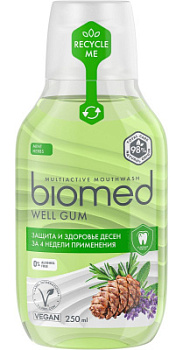 Ополаскиватель для полости рта Биомед 250мл Здоровые десна