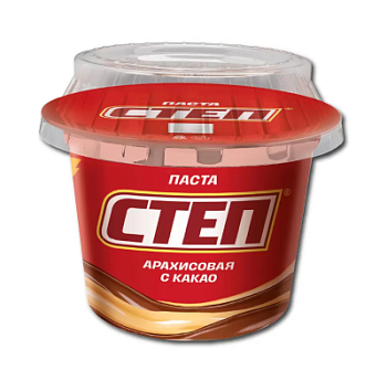 Паста арахисовая Степ с какао 220г