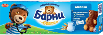 Пирожное Медвежонок Барни с молочной начинкой 150г
